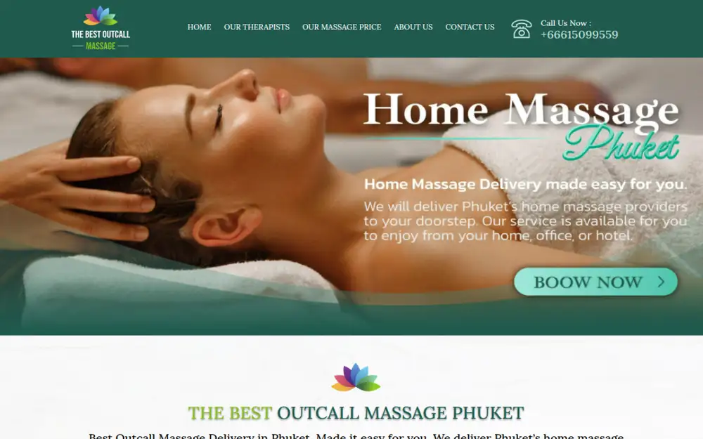 Screenshot of thebestoutcallmassage.com